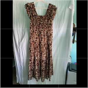 Anthropologie beautiful maxi dress